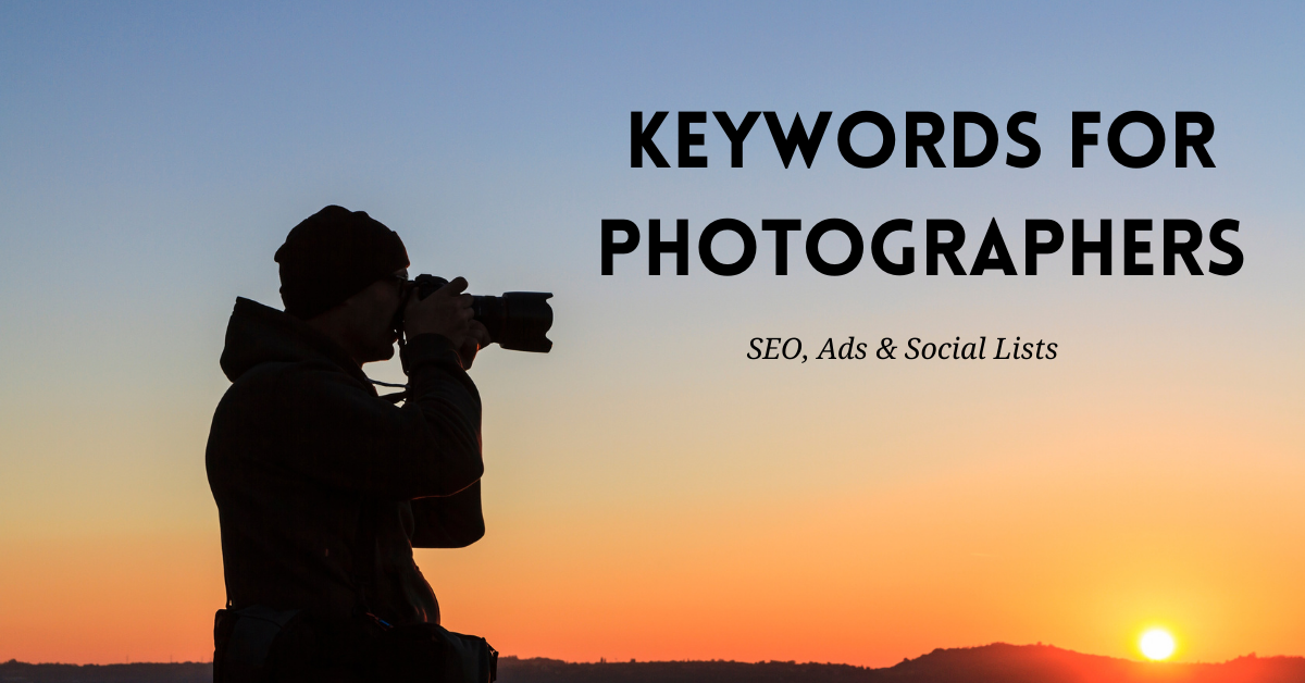 Keywords for Photographers