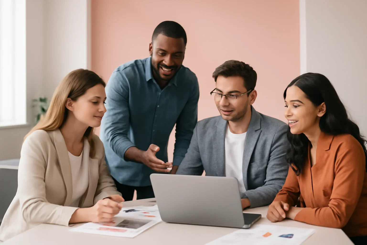 How to Choose a Web Design Agency Without Overpaying strategy meeting with a modern digital marketing team