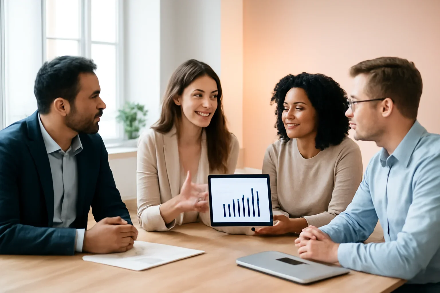 What Is Digital Marketing for Small Businesses? strategy meeting with a modern digital marketing team