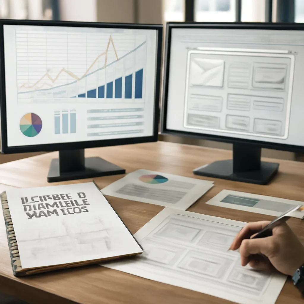 Automotive Marketing Solutions planning materials and performance review workspace