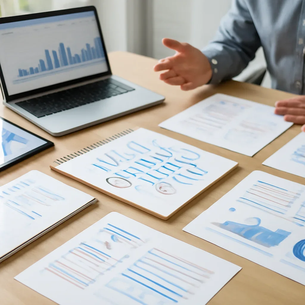 Education Marketing Solutions planning materials and performance review workspace