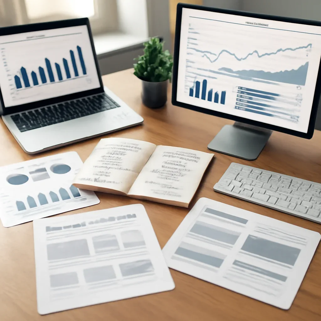 Financial Services Marketing Solutions planning materials and performance review workspace