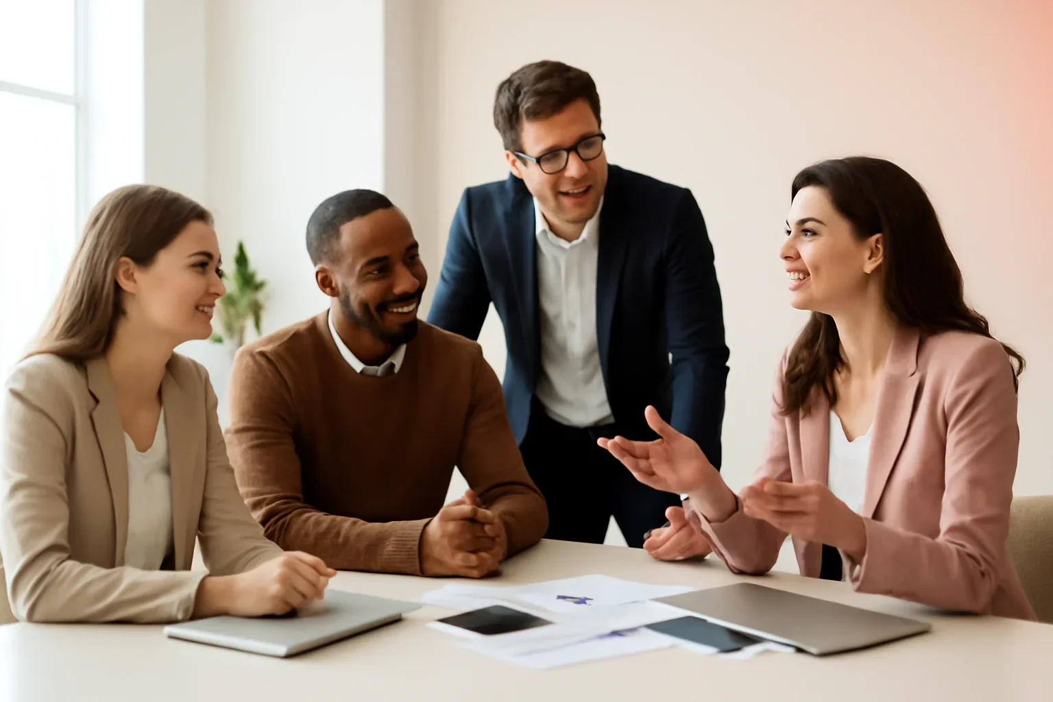 Home Services Branding strategy meeting with a modern digital marketing team