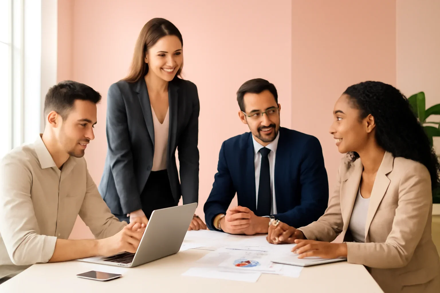 Law Firms Branding strategy meeting with a modern digital marketing team