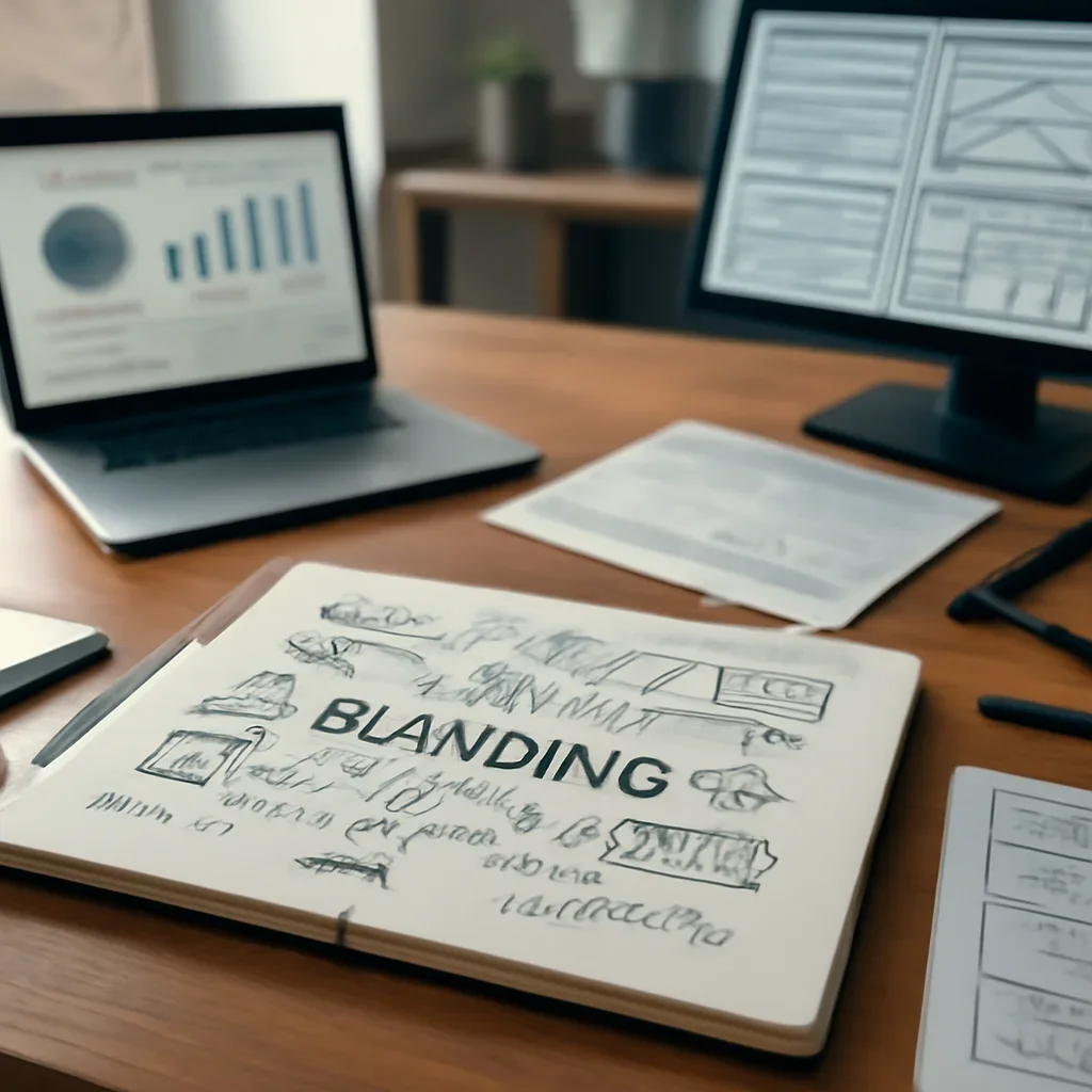 Law Firms Branding planning materials and performance review workspace