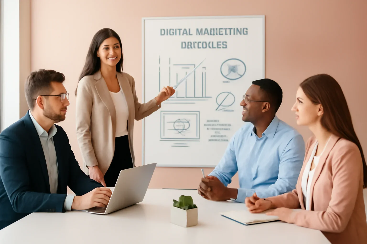 Law Firms Digital Marketing strategy meeting with a modern digital marketing team