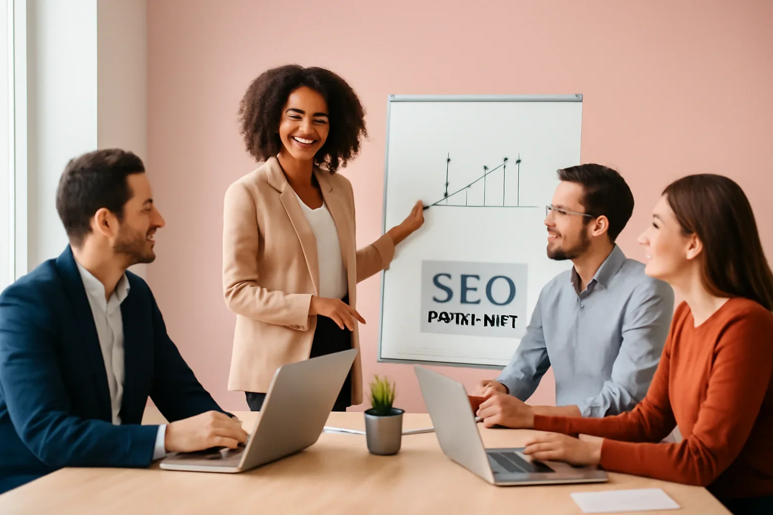 Law Firms SEO strategy meeting with a modern digital marketing team