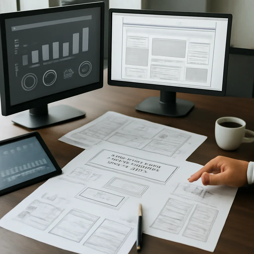 Manufacturing Digital Marketing planning materials and performance review workspace