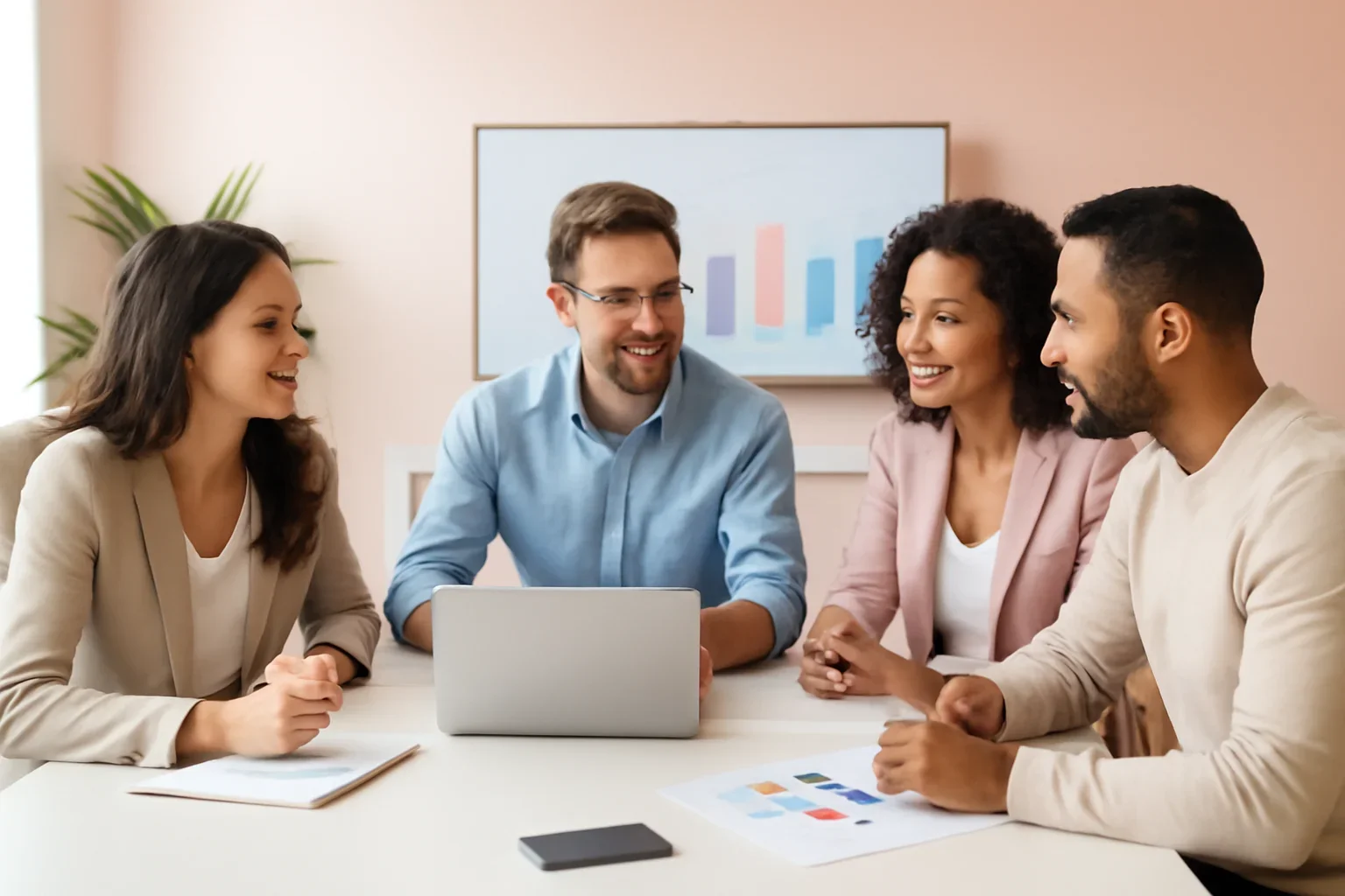 Nonprofits Digital Marketing strategy meeting with a modern digital marketing team