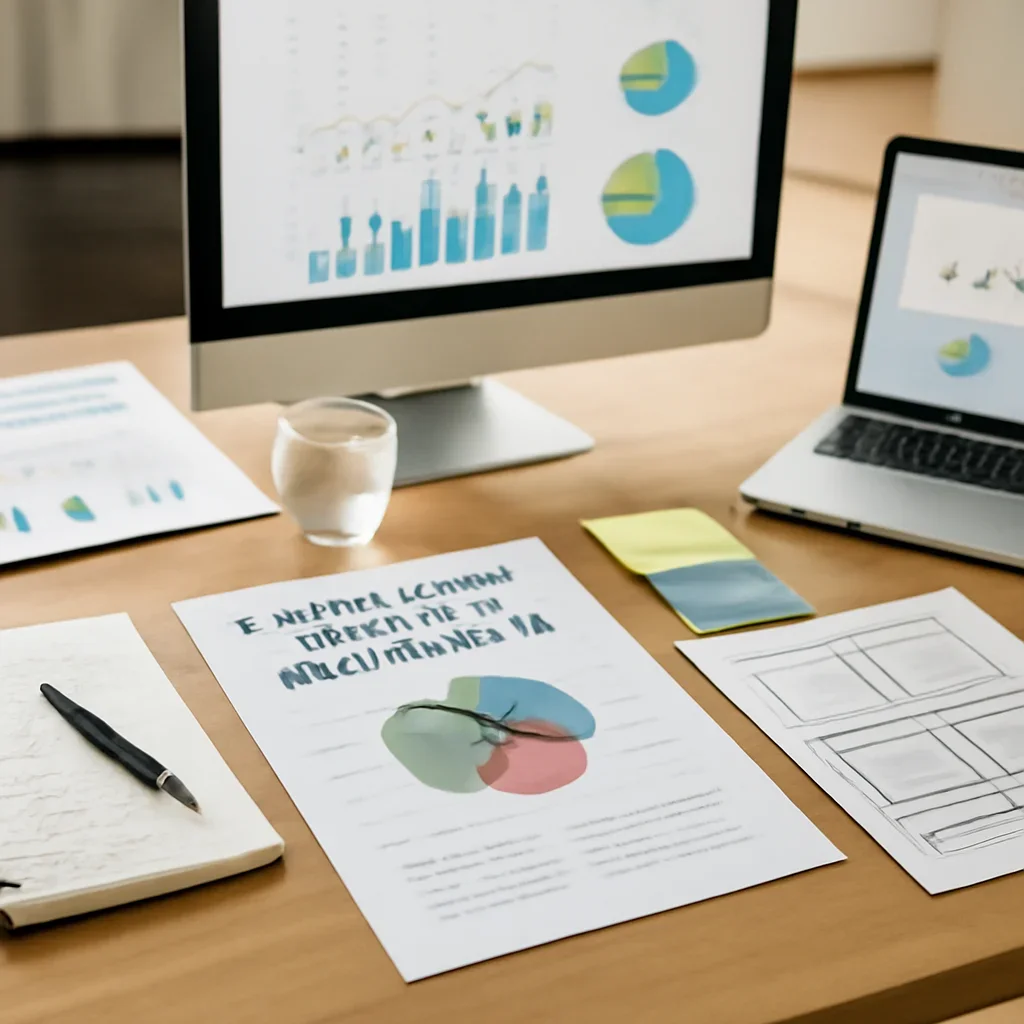 Nonprofits Digital Marketing planning materials and performance review workspace