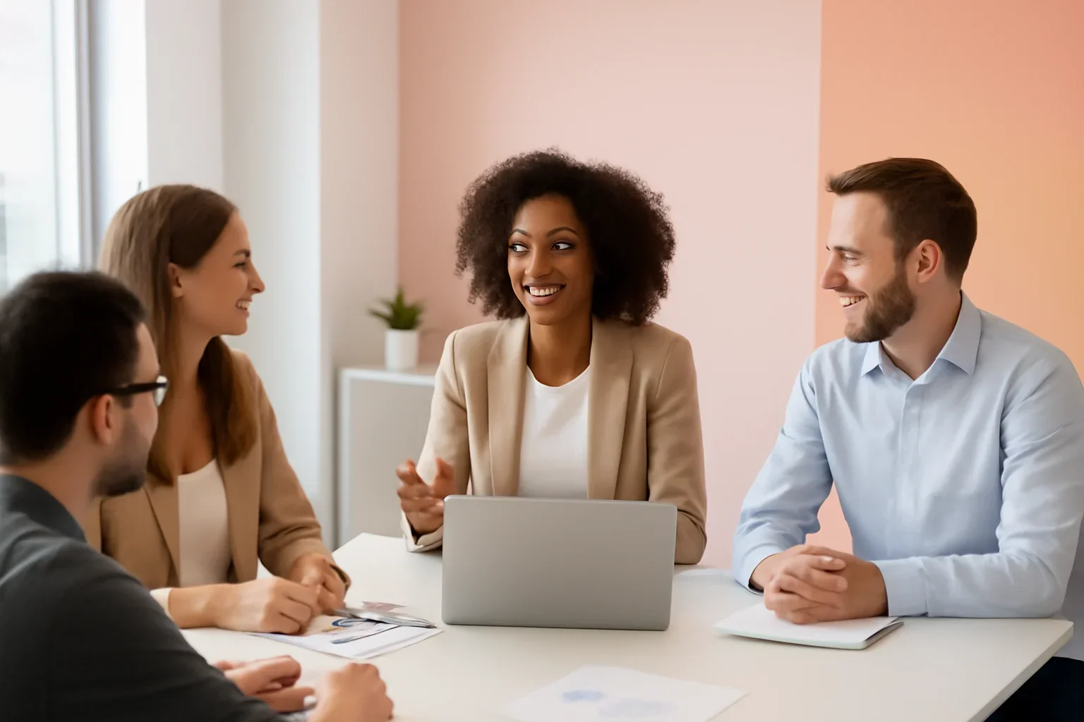 Nonprofits Web Design strategy meeting with a modern digital marketing team