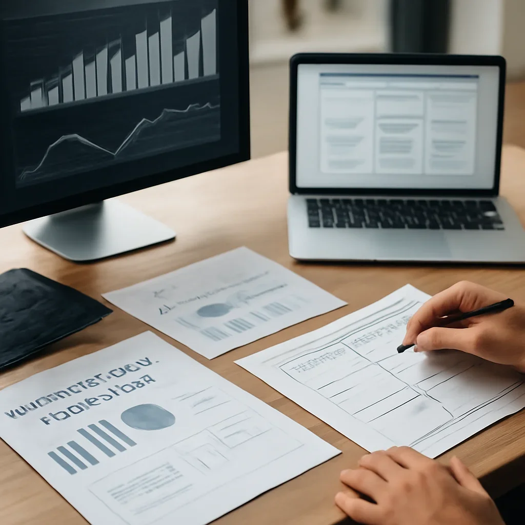Restaurants Marketing Solutions planning materials and performance review workspace