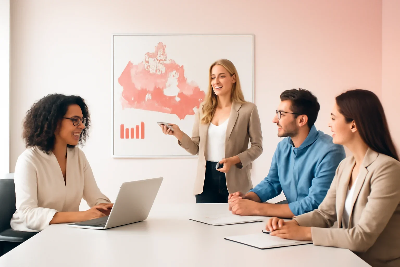 Canada Locations strategy meeting with a modern digital marketing team