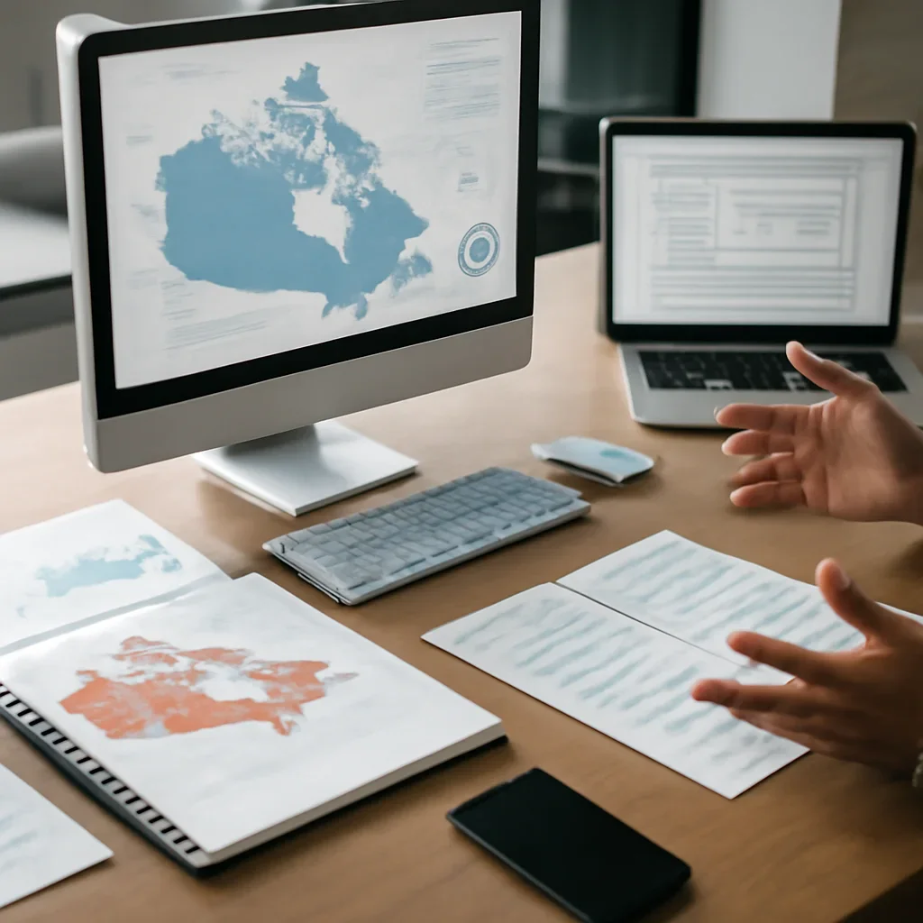 Canada Locations planning materials and performance review workspace
