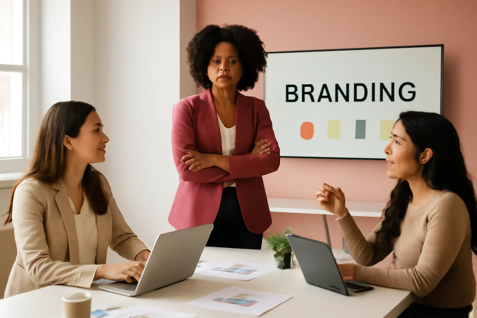 Branding in Atlanta, GA strategy meeting with a modern digital marketing team
