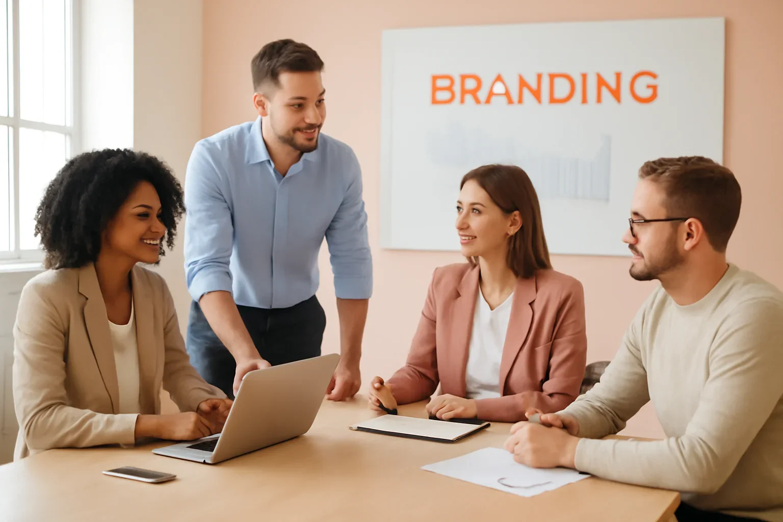 Branding in Austin, TX strategy meeting with a modern digital marketing team