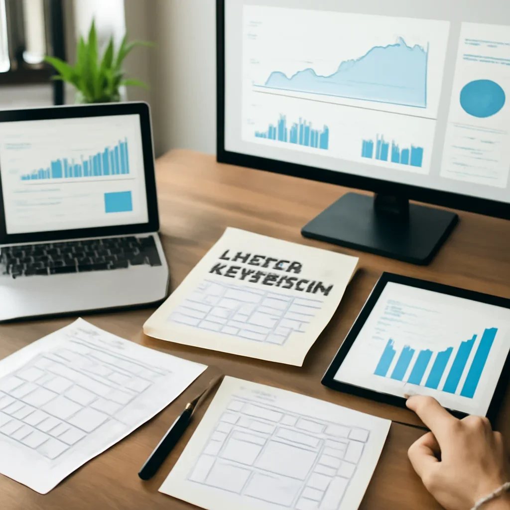Digital Marketing in Cincinnati, OH planning materials and performance review workspace