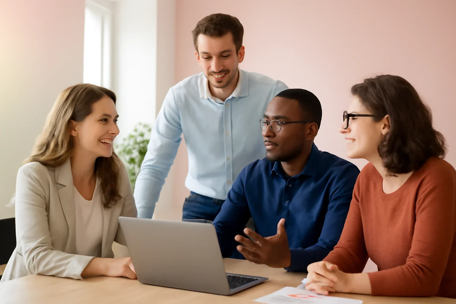 Web Design in Cleveland, OH strategy meeting with a modern digital marketing team