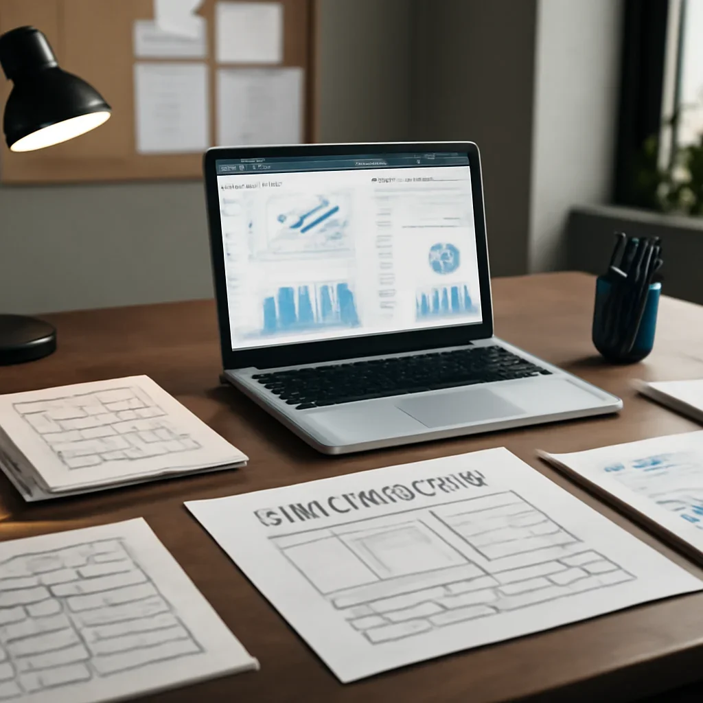 Web Design in Cleveland, OH planning materials and performance review workspace