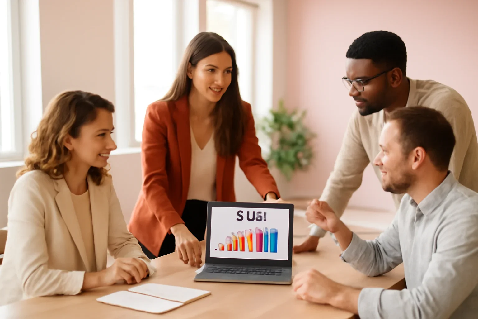SEO in Colorado strategy meeting with a modern digital marketing team