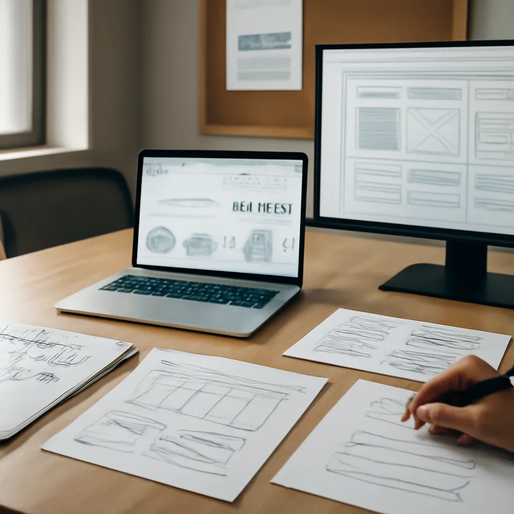 Branding in Columbus, OH planning materials and performance review workspace