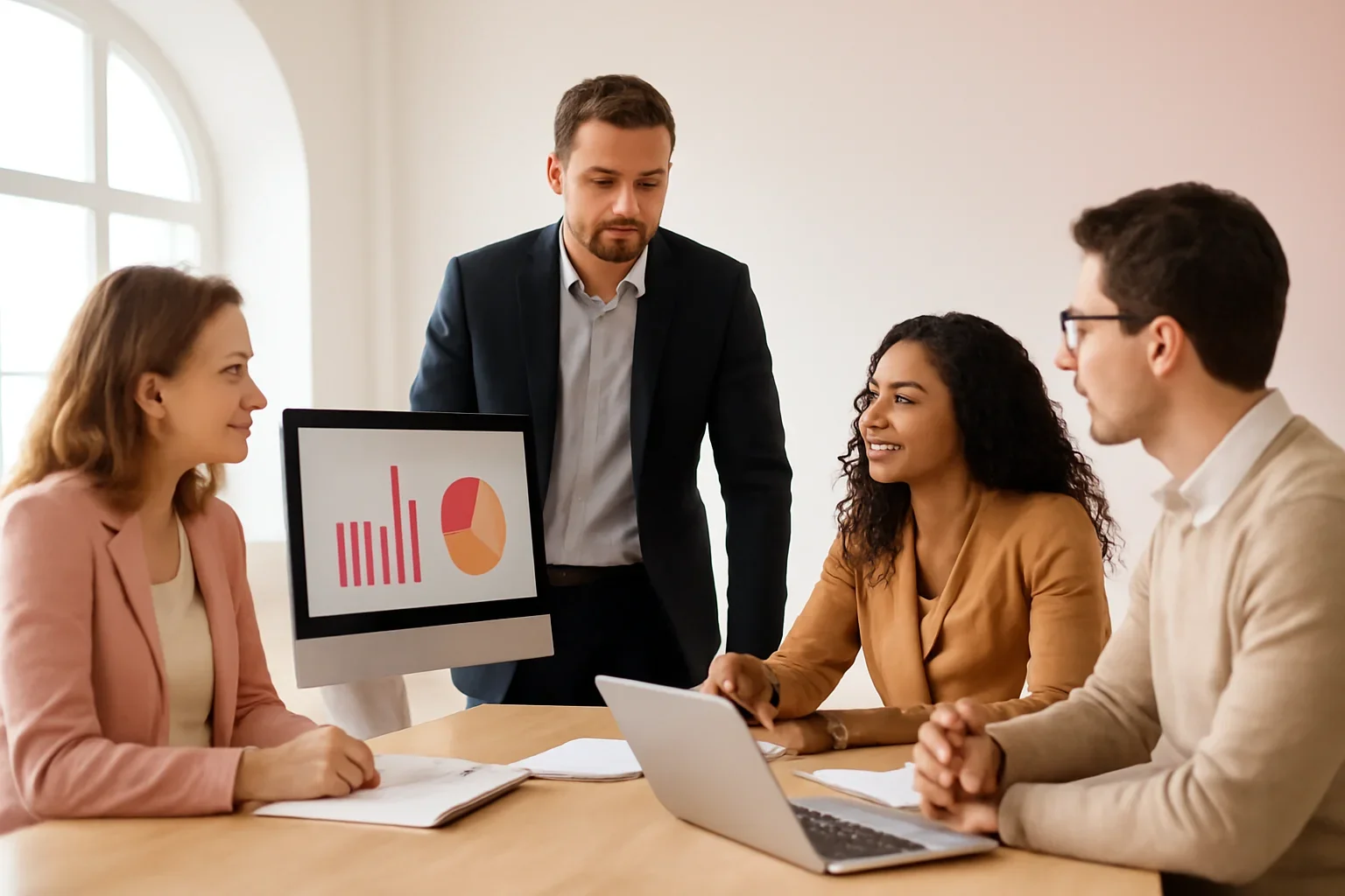 Branding in Connecticut strategy meeting with a modern digital marketing team