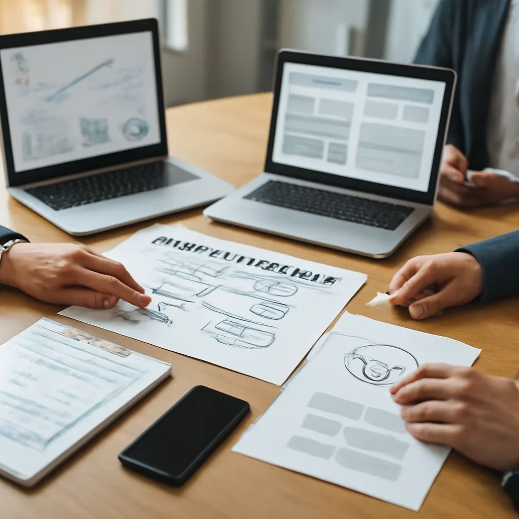 Branding in Connecticut planning materials and performance review workspace