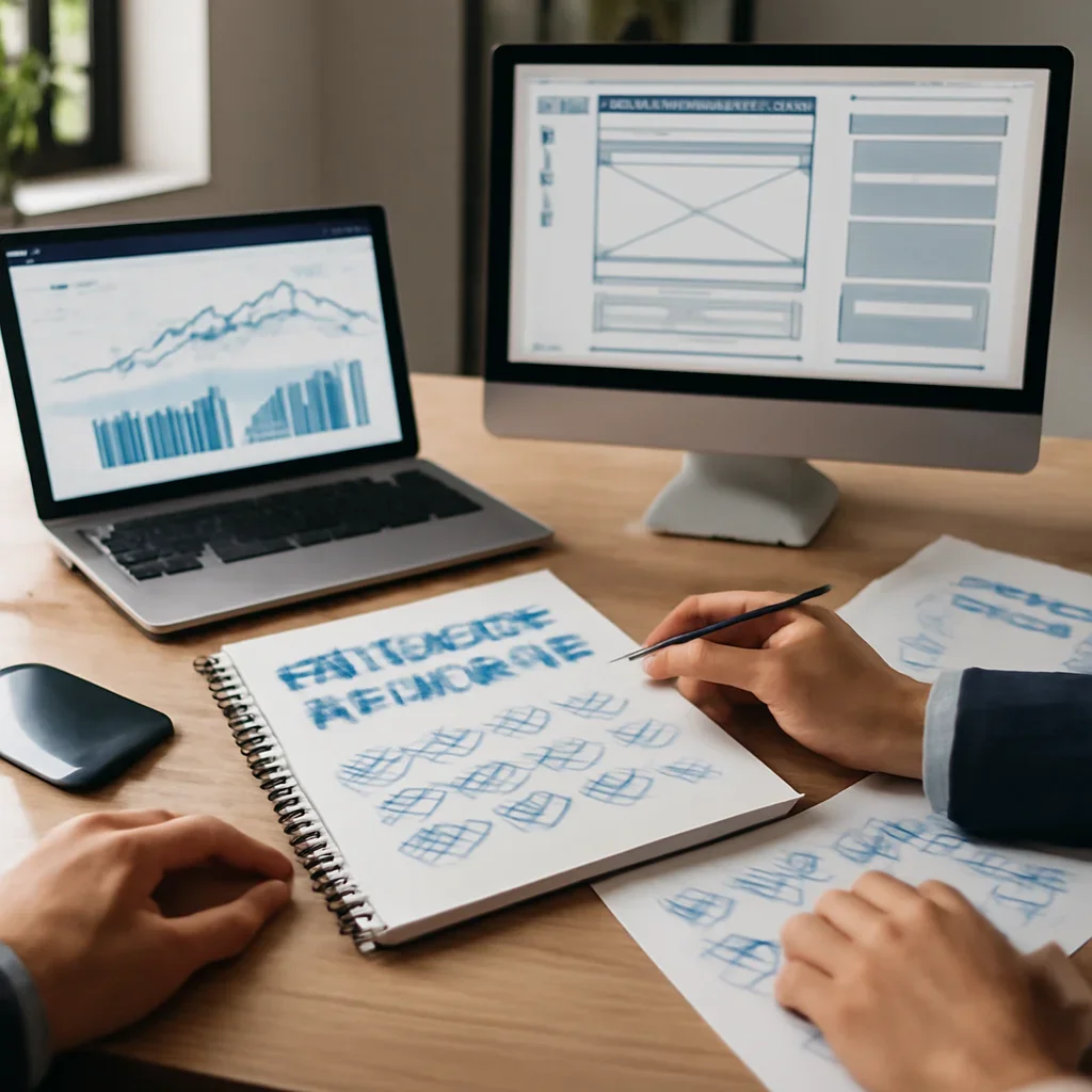 Branding in Delaware planning materials and performance review workspace