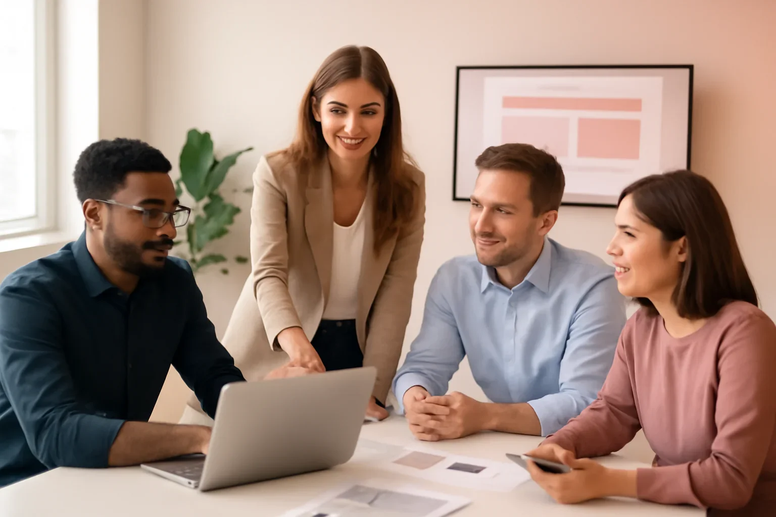 Web Design in Denver, CO strategy meeting with a modern digital marketing team