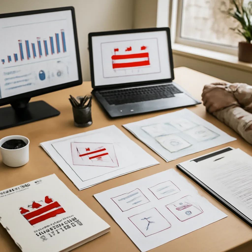 Branding in District Of Columbia planning materials and performance review workspace