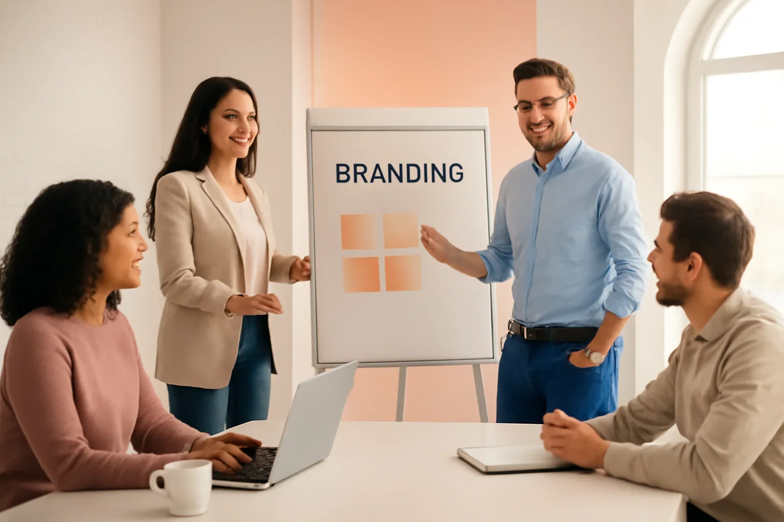 Branding in El Paso, TX strategy meeting with a modern digital marketing team