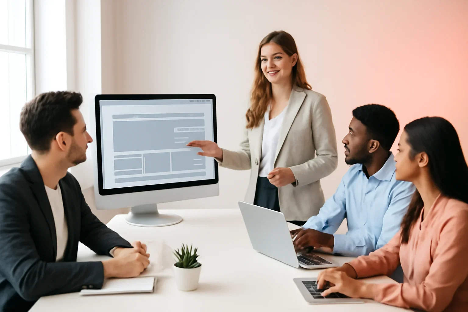 Web Design in Fort Worth, TX strategy meeting with a modern digital marketing team