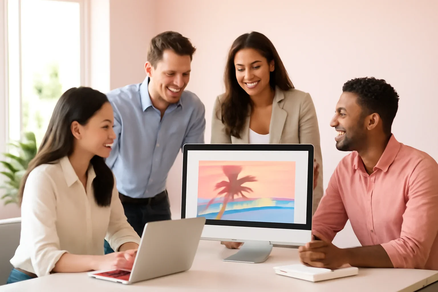 Web Design in Hawaii strategy meeting with a modern digital marketing team