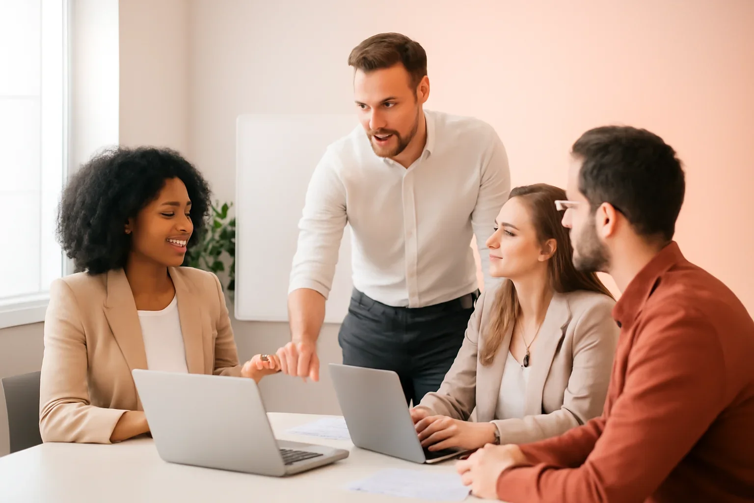 Branding in Indiana strategy meeting with a modern digital marketing team