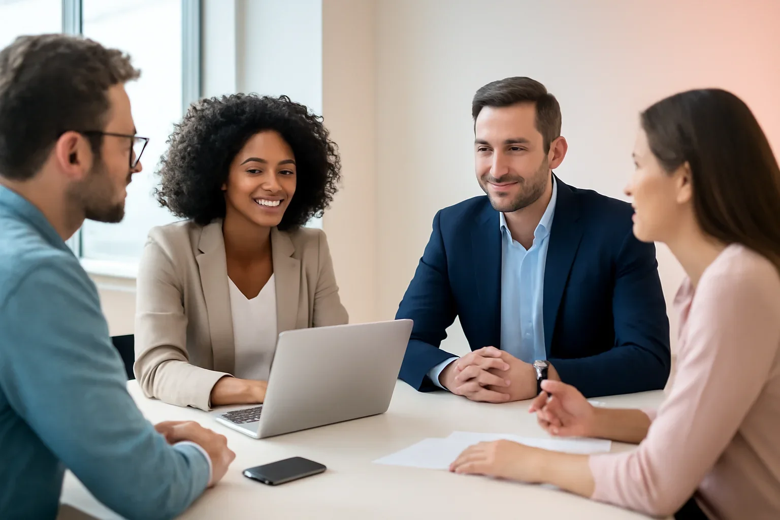 SEO in Indianapolis, IN strategy meeting with a modern digital marketing team