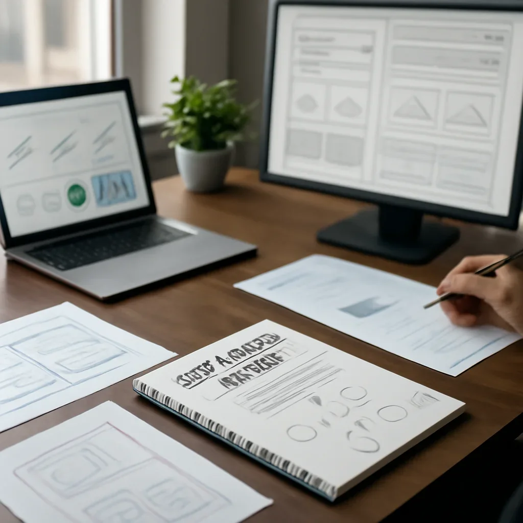 Branding in Iowa planning materials and performance review workspace