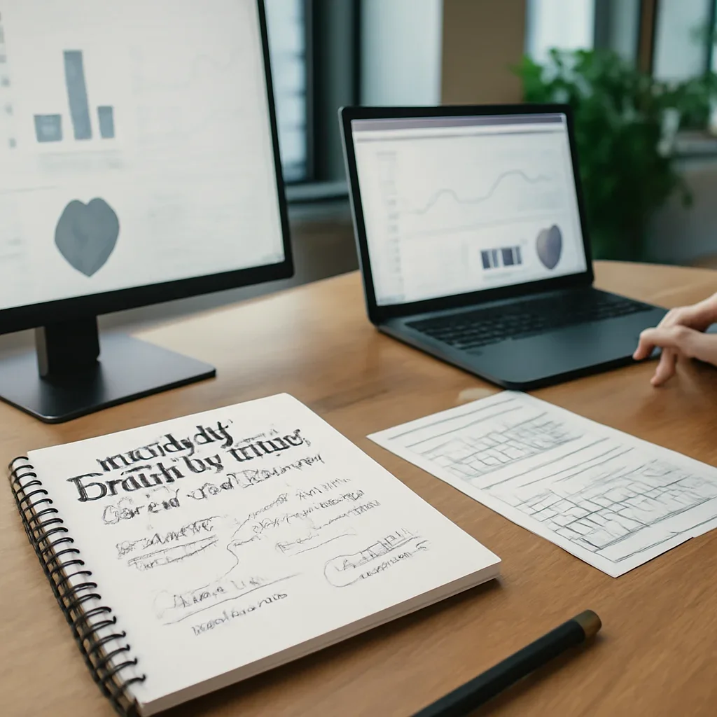 Digital Marketing in Jacksonville, FL planning materials and performance review workspace