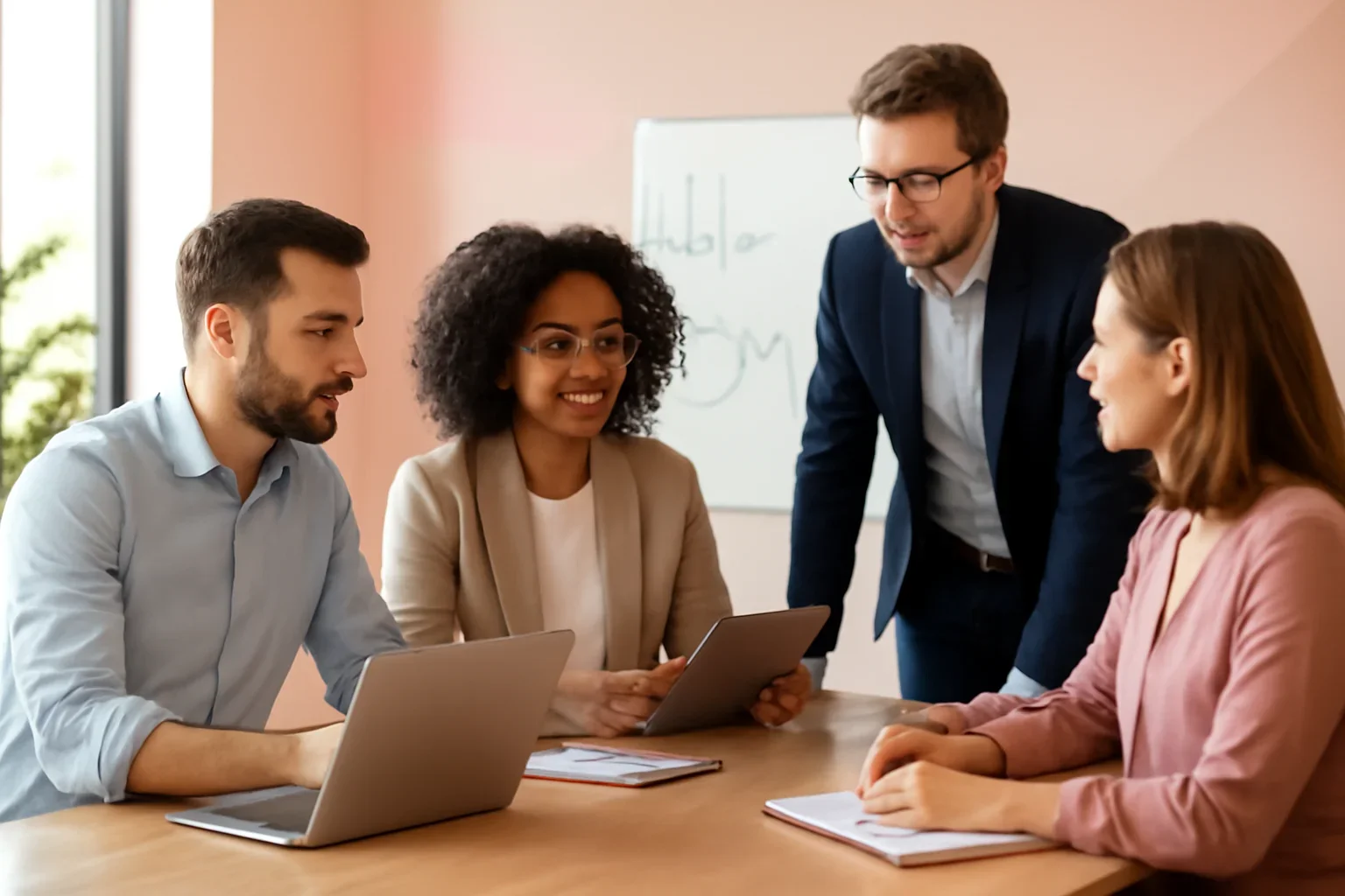 SEO in Kansas strategy meeting with a modern digital marketing team