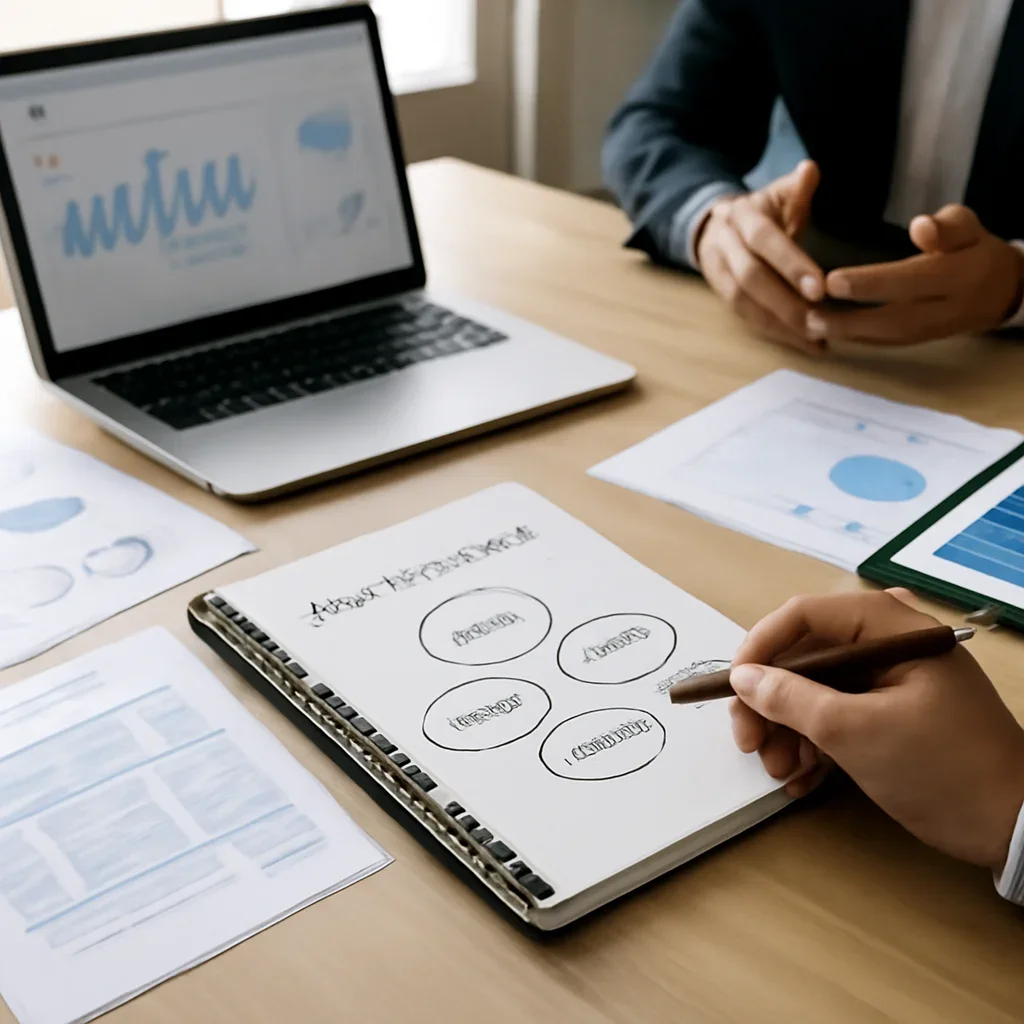 Branding in Kentucky planning materials and performance review workspace