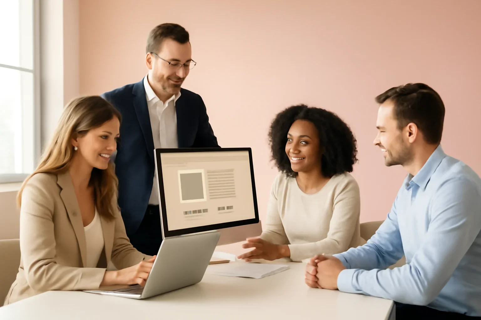 Web Design in Kentucky strategy meeting with a modern digital marketing team