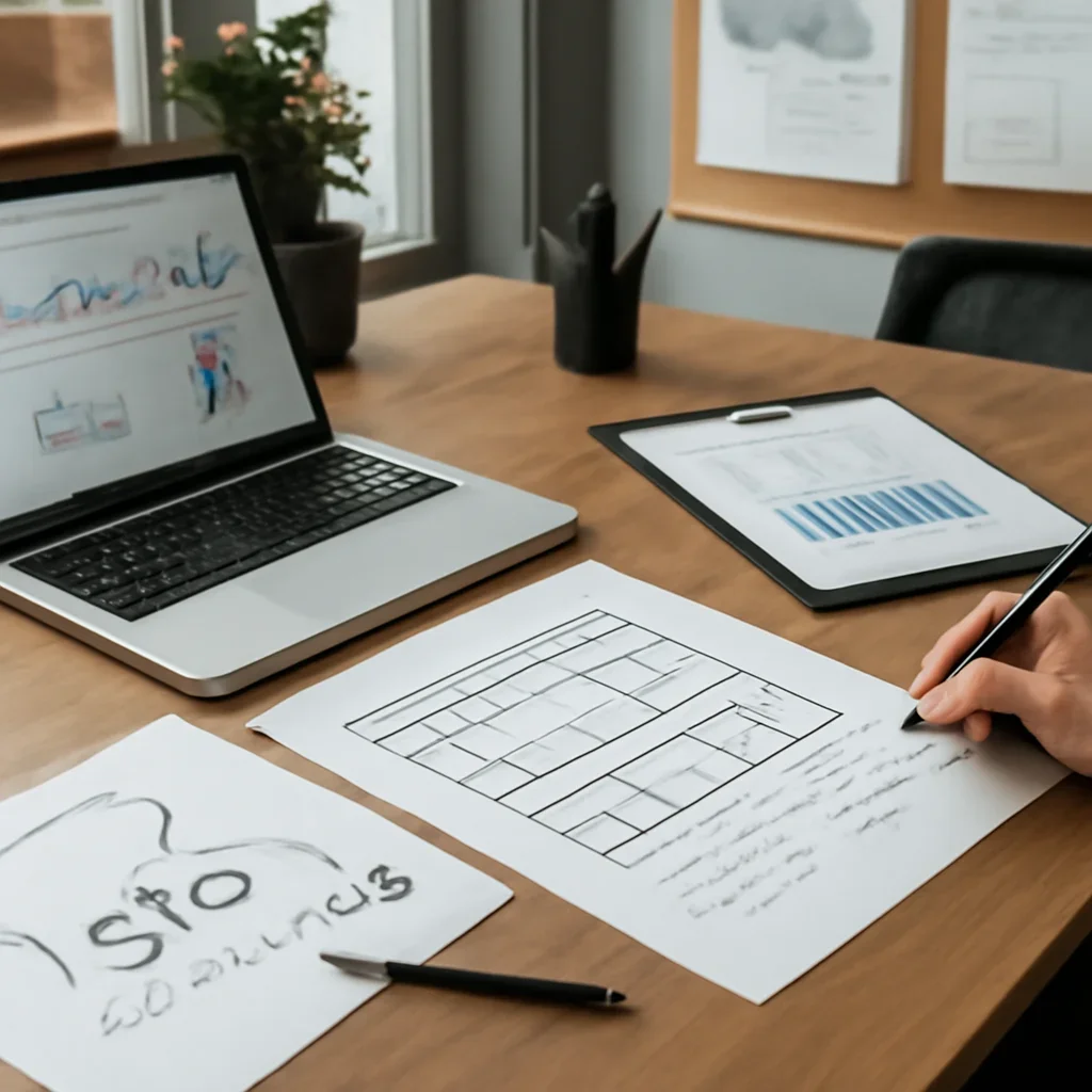 SEO in Louisiana planning materials and performance review workspace