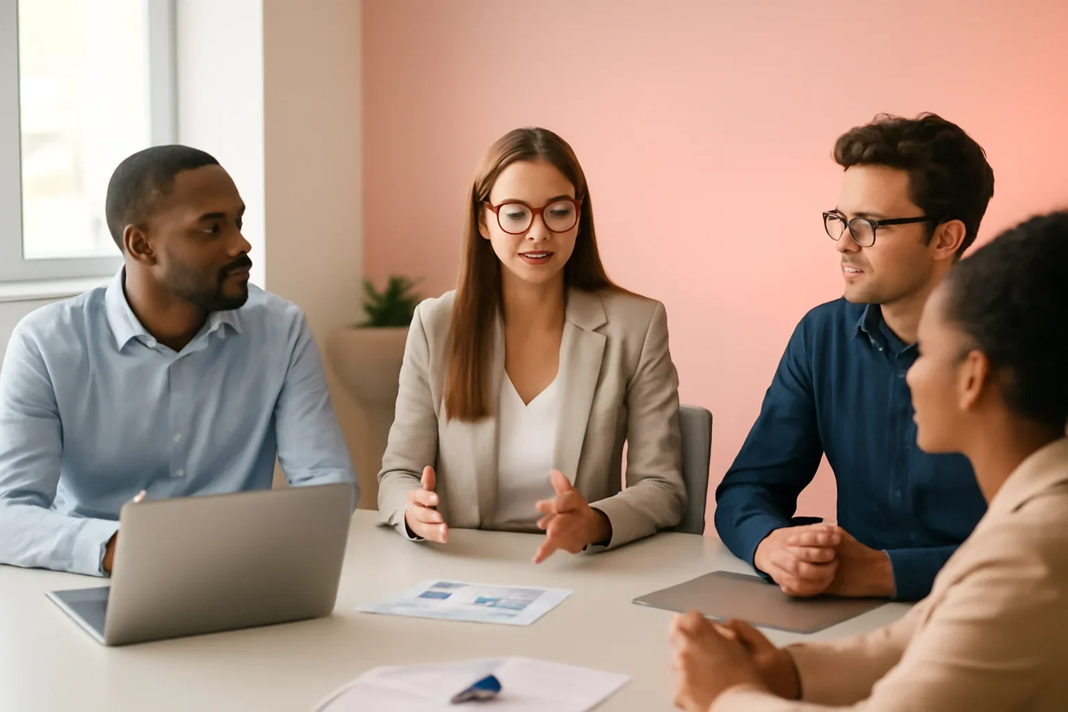SEO in Maryland strategy meeting with a modern digital marketing team