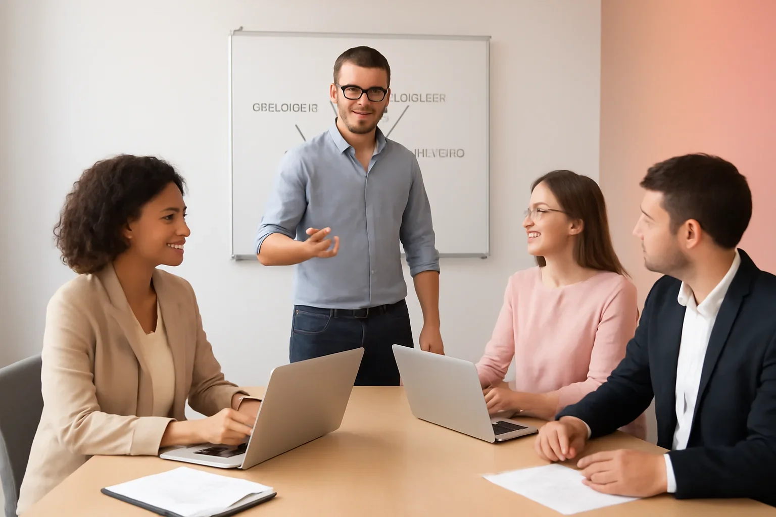 Branding in Michigan strategy meeting with a modern digital marketing team