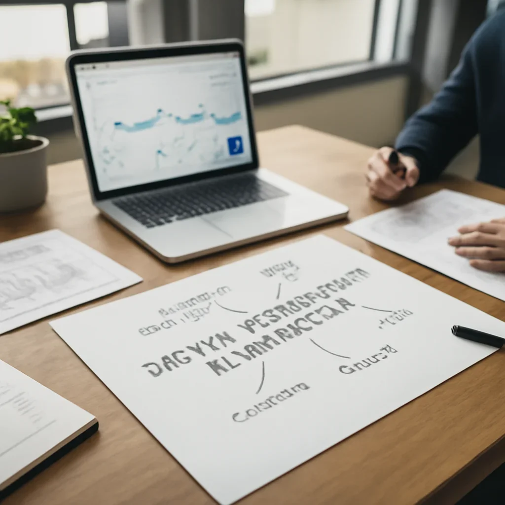 Digital Marketing in Mississippi planning materials and performance review workspace