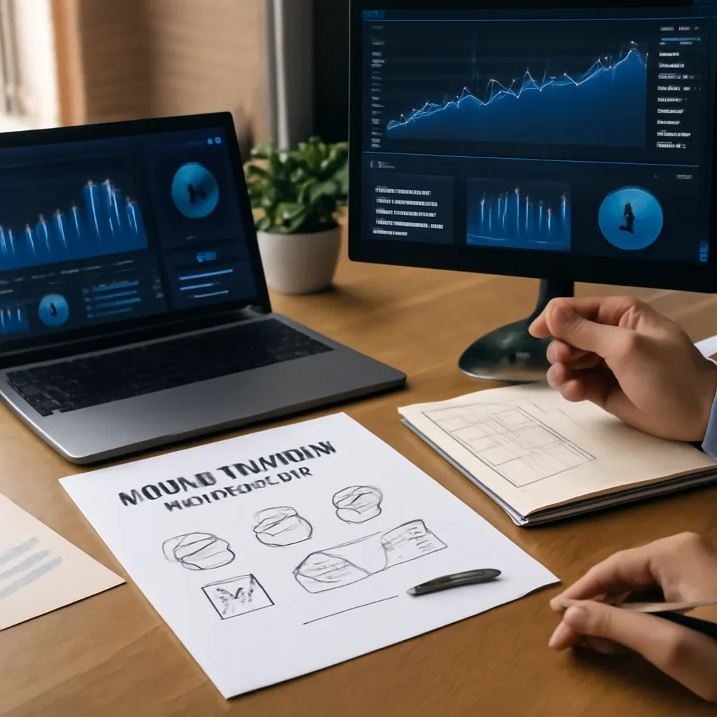 Digital Marketing in Missouri planning materials and performance review workspace