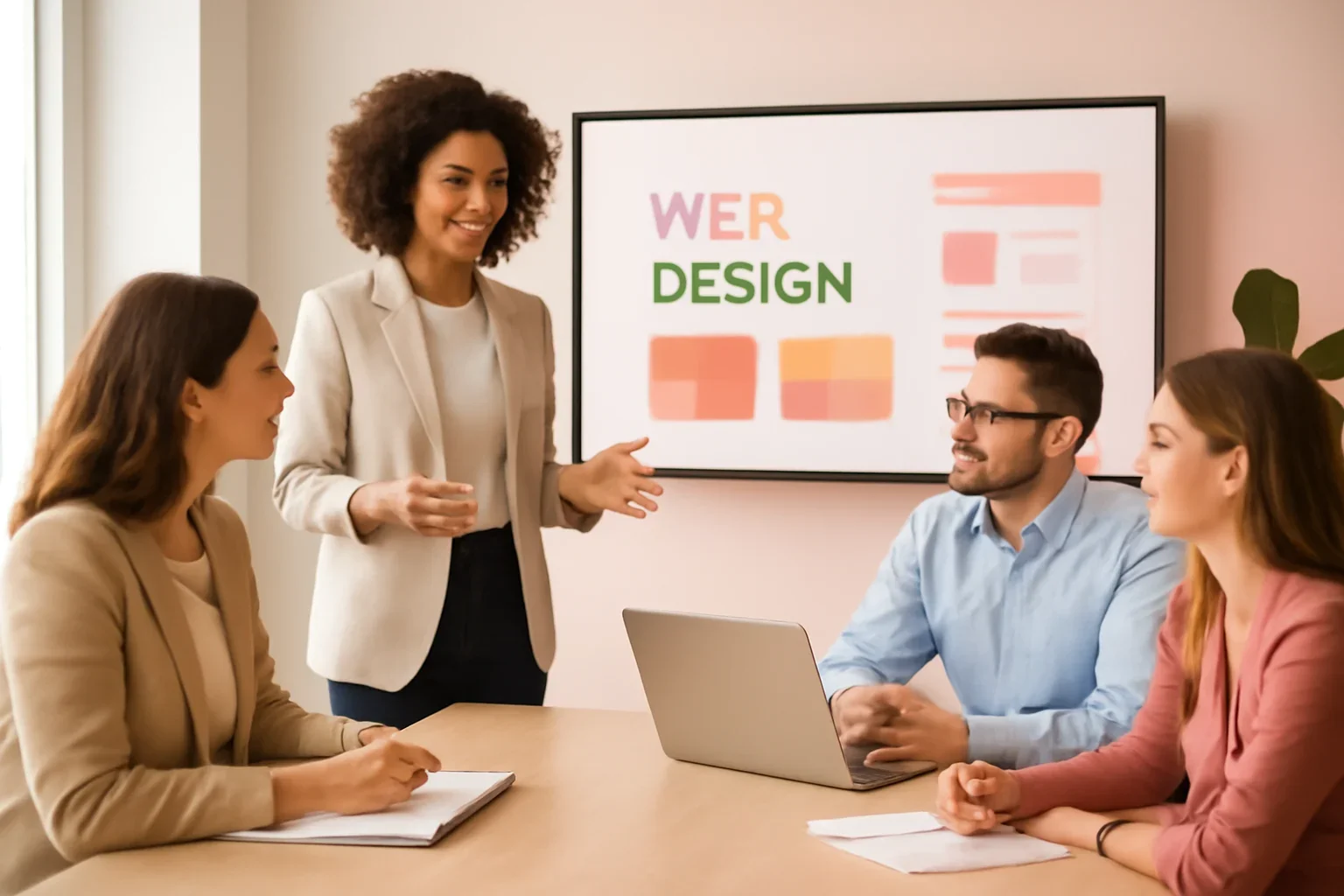 Web Design in Missouri strategy meeting with a modern digital marketing team