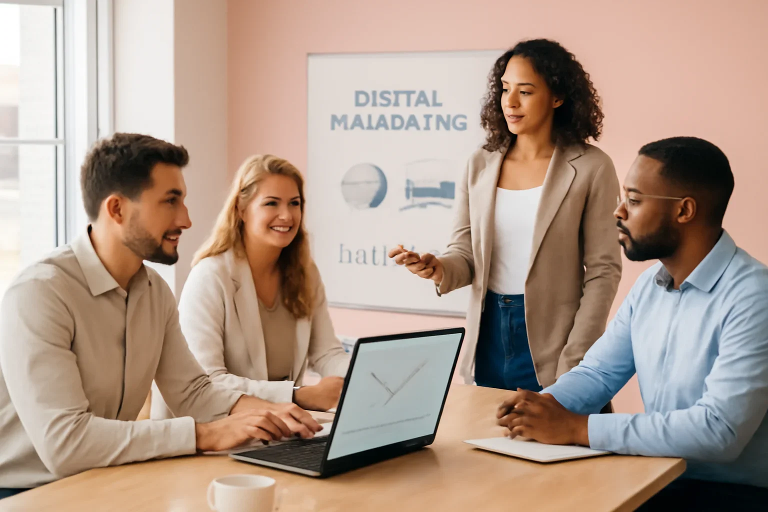Digital Marketing in Montana strategy meeting with a modern digital marketing team
