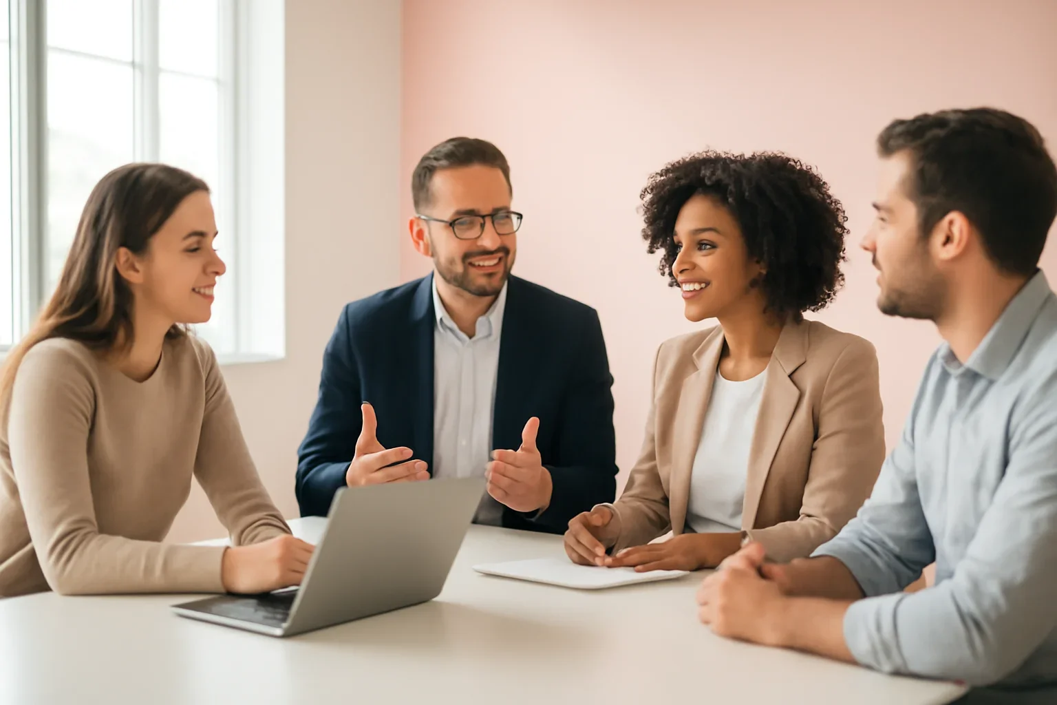 SEO in New Hampshire strategy meeting with a modern digital marketing team