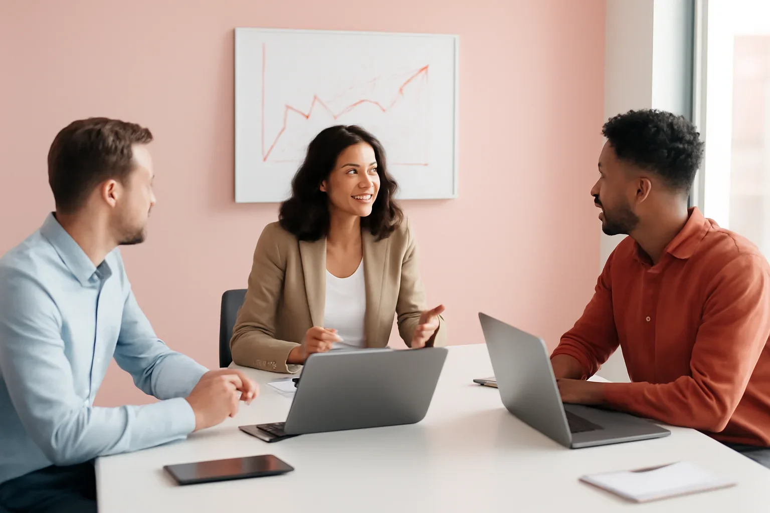 SEO in New Mexico strategy meeting with a modern digital marketing team