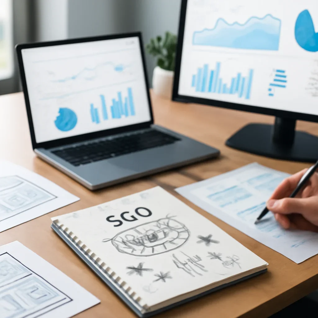 SEO in New Mexico planning materials and performance review workspace